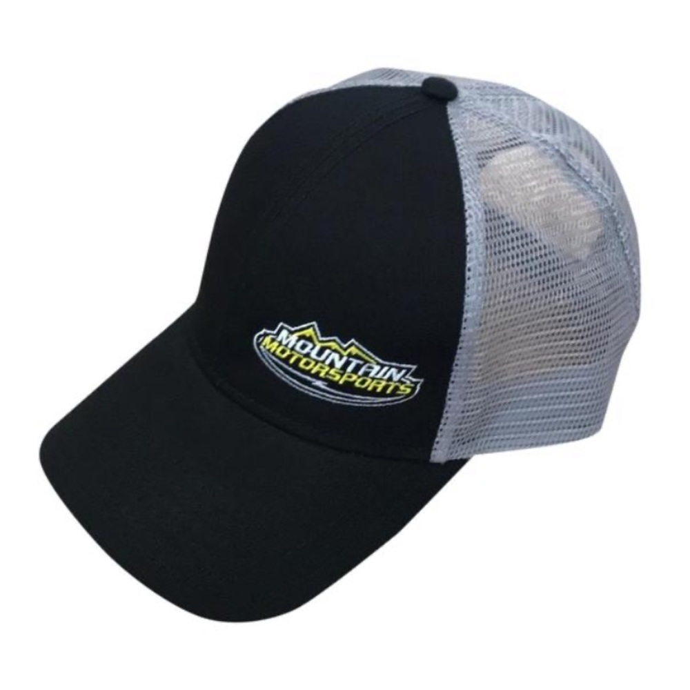 NWOT Canvas & Mesh Baseball Cap Black & Gray